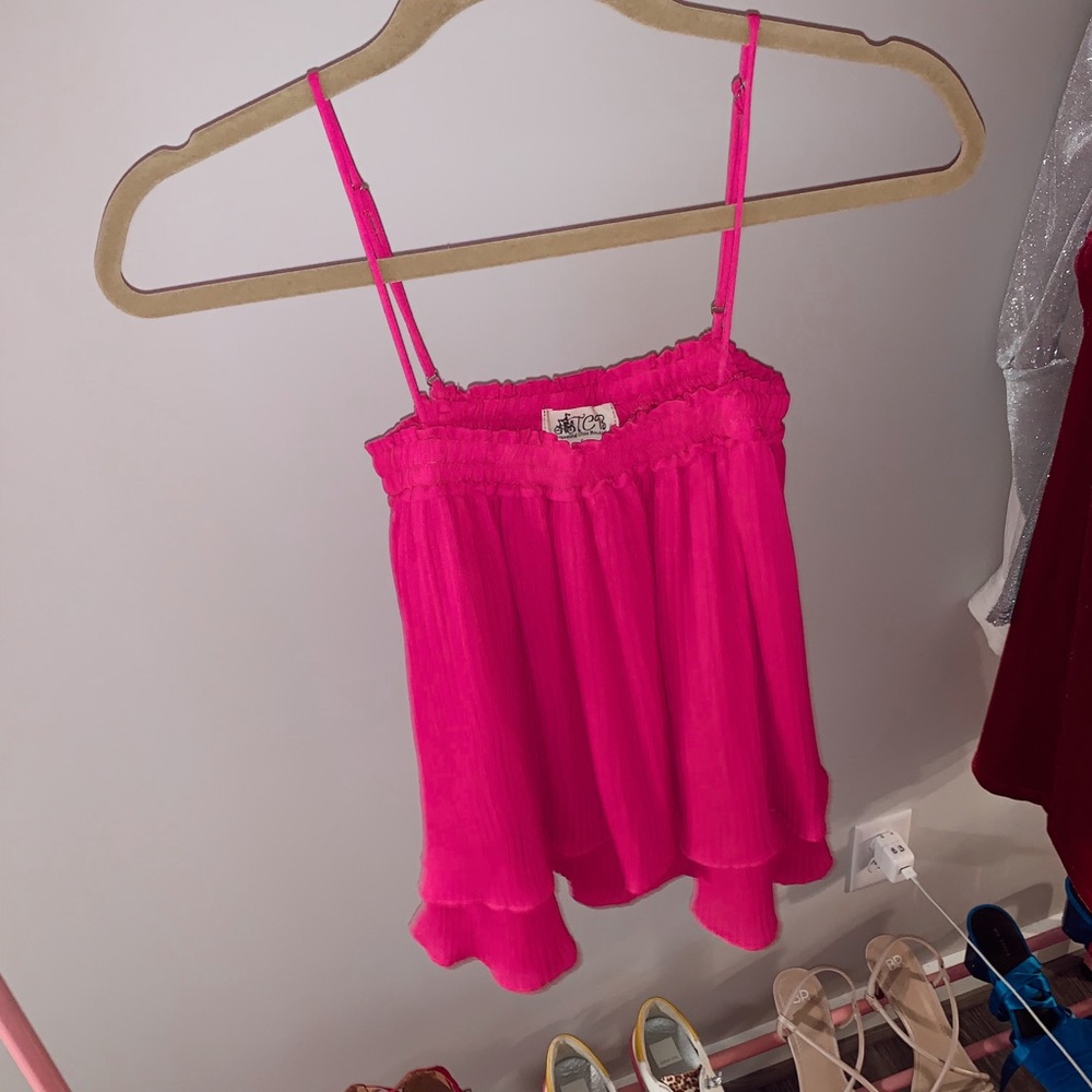 Hot Pink Dress Top